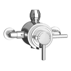Best Seller 1 Orion Square Dual Concealed Thermostatic Shower Valve - Chrome