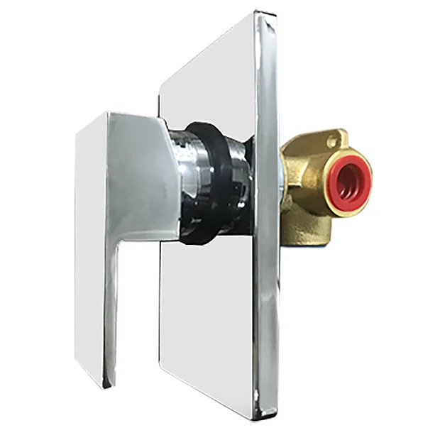 Monza Modern Concealed Manual Shower Valve - Chrome 7 Monza Modern Concealed Manual Shower Valve - Chrome - Image 5