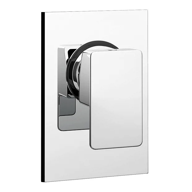 Monza Modern Concealed Manual Shower Valve - Chrome 4 Monza Modern Concealed Manual Shower Valve - Chrome - Image 2