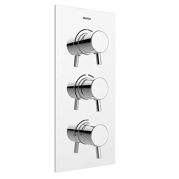 Bristan - Prism Thermostatic Recessed Dual Control Shower Valve With Integral Diverter 4 Bristan - Prism Thermostatic Recessed Dual Control Shower Valve With Integral Diverter - Image 2