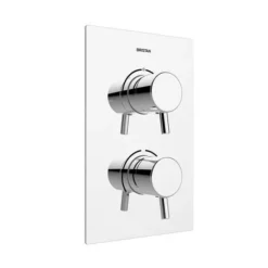 Bristan - Prism Thermostatic Recessed Dual Control Shower Valve With Integral Diverter
