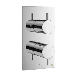 Crosswater MPRO Thermostatic Shower Valve With 2-Way Diverter - Chrome