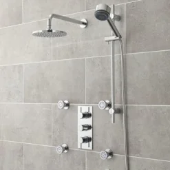 Ultra Quest Rectangular Concealed Thermostatic Triple Shower Valve 8 Ultra Quest Rectangular Concealed Thermostatic Triple Shower Valve -Triton Sales Store quev53 detail1
