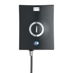 Aqualisa - Quartz Electric Shower - Graphite/Chrome -Triton Sales Store qze8511 d1