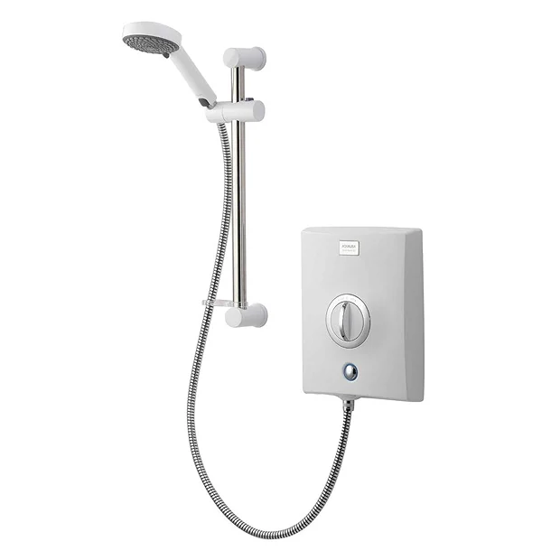 Aqualisa - Quartz Electric Shower - White/Chrome 4 Aqualisa - Quartz Electric Shower - White/Chrome - Image 2