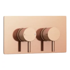 Arezzo Rose Gold Round Shower Package With Concealed Valve + Head 13 Arezzo Rose Gold Round Shower Package With Concealed Valve + Head -Triton Sales Store rd2rgpk detail4