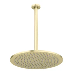 Arezzo Brushed Brass Twin Concealed Shower Valve Inc. 300mm Head + Ceiling Mounted Arm 11 Arezzo Brushed Brass Twin Concealed Shower Valve Inc. 300mm Head + Ceiling Mounted Arm -Triton Sales Store rd3bbpkcm d5