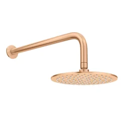 Arezzo Brushed Bronze Round Thermostatic Shower Pack With Head + Handset -Triton Sales Store rd4bzpk d3
