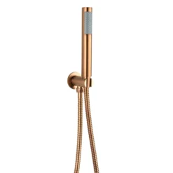 Arezzo Brushed Bronze Round Thermostatic Shower Pack With Head + Handset -Triton Sales Store rd4bzpk d4