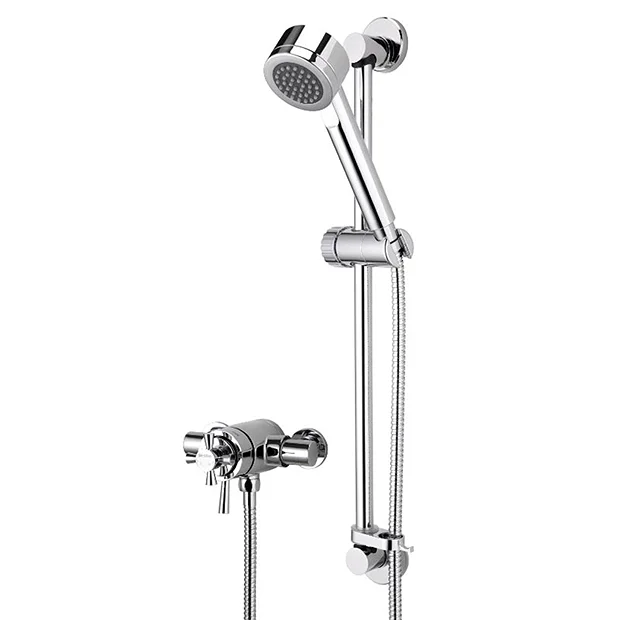 Bristan Rio Thermostatic Surface Mounted Shower Valve + Adjustable Riser 3 Bristan Rio Thermostatic Surface Mounted Shower Valve + Adjustable Riser