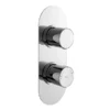 Hudson Reed Round Twin Concealed Thermostatic Shower Valve With Diverter -Triton Sales Store rndtw01 l 1