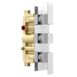 Summit Concealed Thermostatic Triple Shower Valve