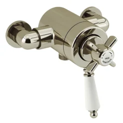 Heritage Dawlish Exposed Shower With Premium Flexible Riser Kit - Vintage Gold