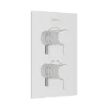 Heritage Dartmouth 2 Outlet Twin Concealed Thermostatic Shower Valve - Chrome -Triton Sales Store sdac01