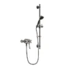 Heritage Dawlish Exposed Shower With Premium Flexible Riser Kit - Brushed Nickel -Triton Sales Store sdcdual14