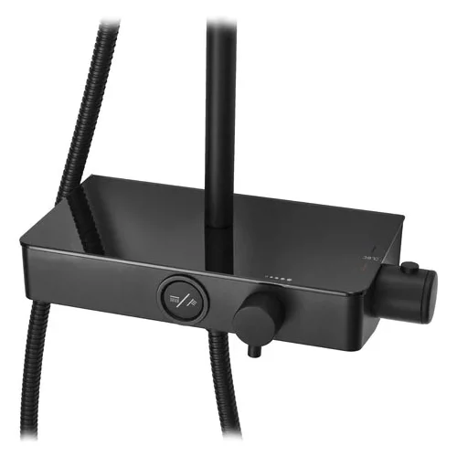 Triton Push Button Thermostatic Shower Mixer - Matte Black 5 Triton Push Button Thermostatic Shower Mixer - Matte Black - Image 3