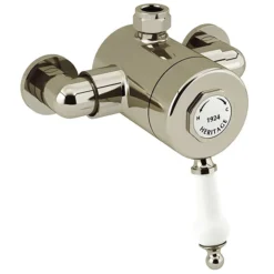 Heritage Glastonbury Exposed Sequential Shower Valve With Top Outlet Connection - Vintage Gold