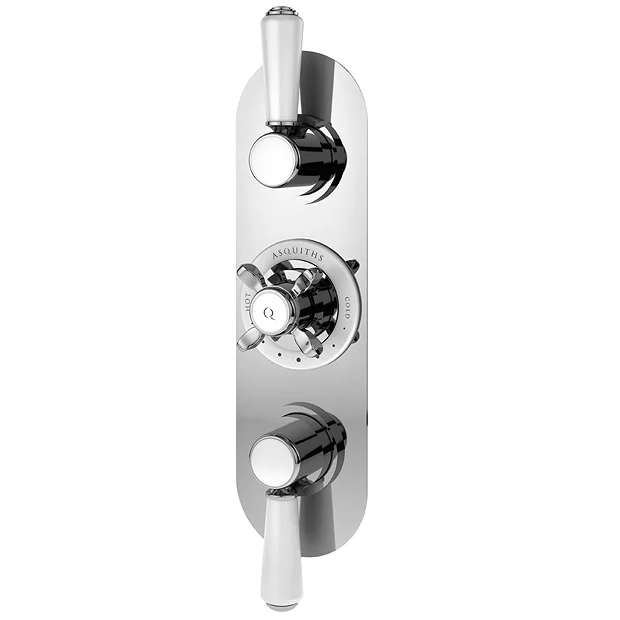 Asquiths Restore Triple Concealed Shower Valve With Diverter 3 Asquiths Restore Triple Concealed Shower Valve With Diverter