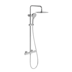 Villeroy & Boch Villeroy And Boch Verve Thermostatic Shower System - Chrome