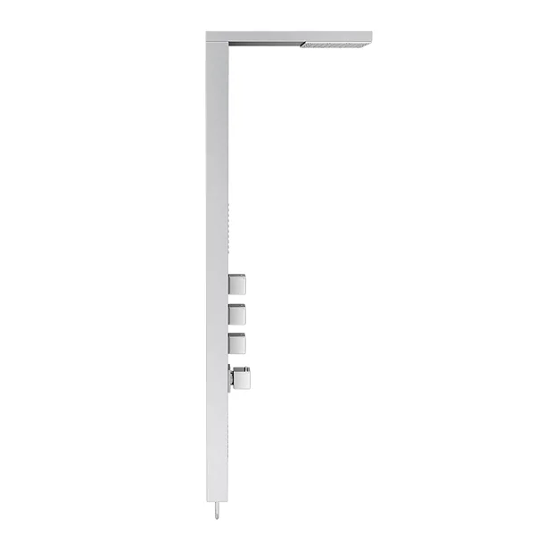 Milan Modern Stainless Steel Tower Shower Panel (Thermostatic) 3 Milan Modern Stainless Steel Tower Shower Panel (Thermostatic)