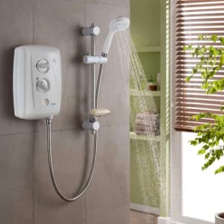 Triton T80Z 9.5 KW Fast-Fit Electric Shower - White/Chrome 11 Triton T80Z 9.5 KW Fast-Fit Electric Shower - White/Chrome -Triton Sales Store sp8009zff d2