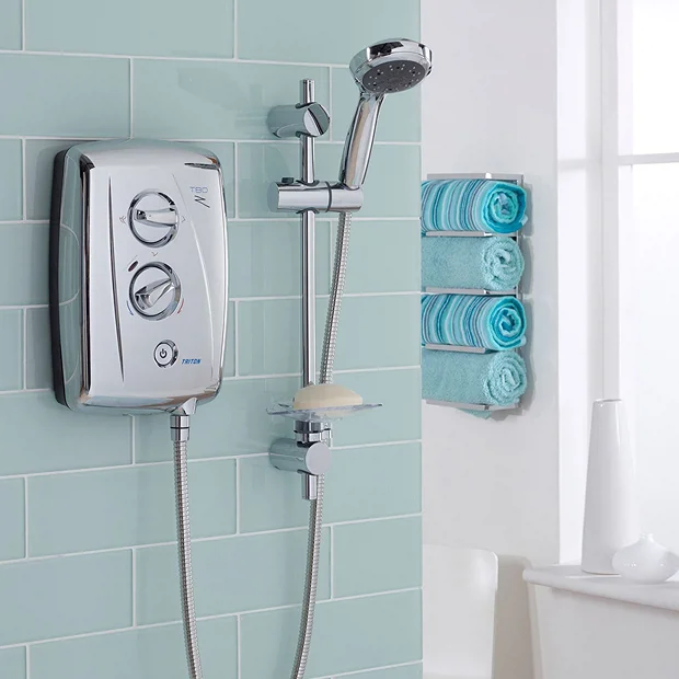 Triton T80Z 9.5 KW Fast-Fit Electric Shower - Chrome 6 Triton T80Z 9.5 KW Fast-Fit Electric Shower - Chrome - Image 4