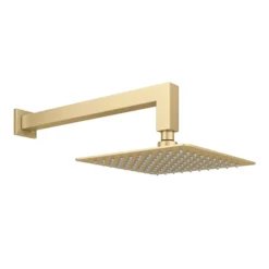 Arezzo Brushed Brass Square Thermostatic Shower Pack With 200mm Head + Handset -Triton Sales Store sq4bbpk d1