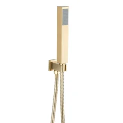 Arezzo Brushed Brass Square Thermostatic Shower Pack With 200mm Head + Handset -Triton Sales Store sq4bbpk d2