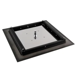 Arezzo 400mm Matt Black Recessed Square Shower Package With Concealed Valve + Handset -Triton Sales Store sq6blkpk d2