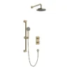 Heritage Salcombe Concealed Thermostatic Shower With Fixed Head And Flexible Kit - Brushed Brass 1 Heritage Salcombe Concealed Thermostatic Shower With Fixed Head And Flexible Kit - Brushed Brass -Triton Sales Store ssacdual02