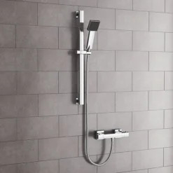 Milan Bar Shower Package With Modern Slider Handset Kit -Triton Sales Store ssrk01stmv01 n d1