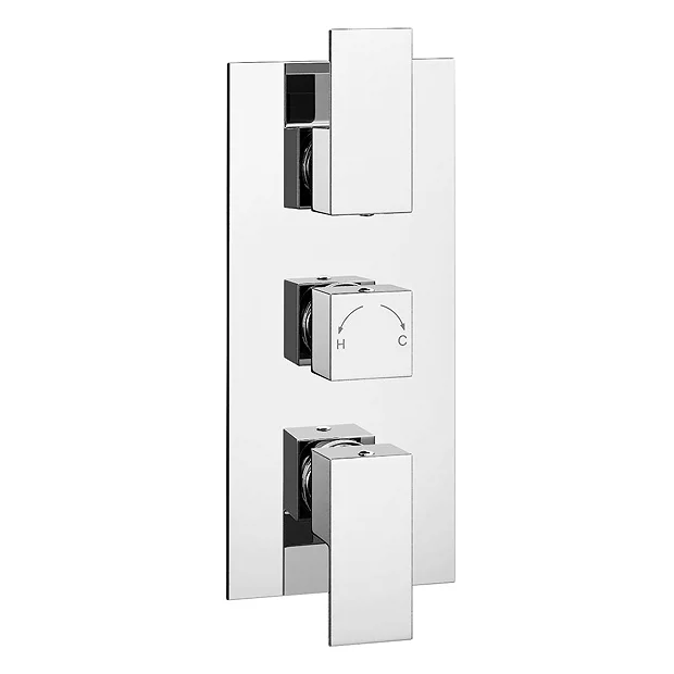 Summit Concealed Thermostatic Triple Shower Valve 4 Summit Concealed Thermostatic Triple Shower Valve - Image 2