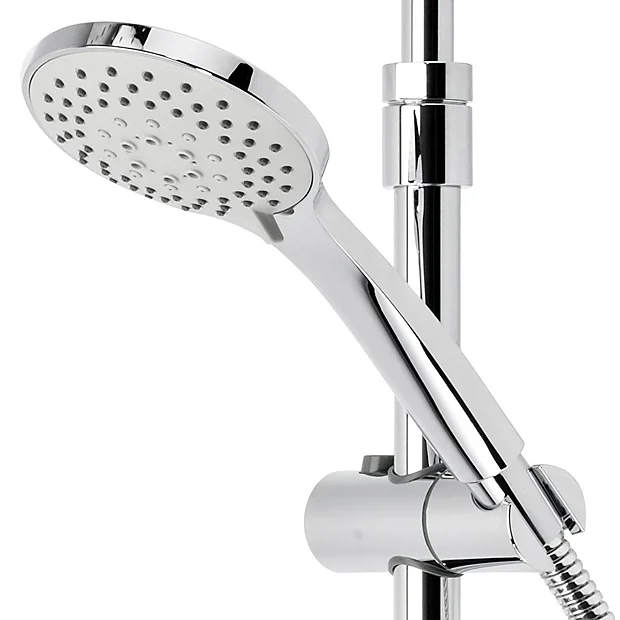 Roper Rhodes Storm Exposed Dual Function Shower System With Accessory Shelf 3 Roper Rhodes Storm Exposed Dual Function Shower System With Accessory Shelf