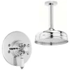 Ultra Beaumont Dual Concealed Thermostatic Shower Valve + Ceiling Mounted 8" Rose 2 Ultra Beaumont Dual Concealed Thermostatic Shower Valve + Ceiling Mounted 8" Rose -Triton Sales Store tbdctvl
