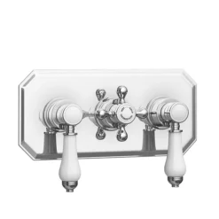 Trafalgar Traditional Shower Package With Fixed Head, Slide Rail Kit + Bath Spout 10 Trafalgar Traditional Shower Package With Fixed Head, Slide Rail Kit + Bath Spout -Triton Sales Store tradpk04 d1