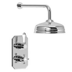 Trafalgar Traditional Twin Concealed Thermostatic Shower Valve Inc. 8" Apron Fixed Head 10 Trafalgar Traditional Twin Concealed Thermostatic Shower Valve Inc. 8" Apron Fixed Head -Triton Sales Store trafalgartraditionaltwinconcealedthermostaticshowervalveinc8apronfixedheaddetail1