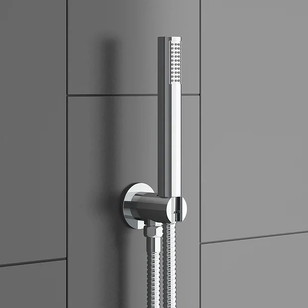 Trafalgar Triple Concealed Shower Valve Inc. Outlet Elbow, Handset & Curved Arm With Fixed Head 6 Trafalgar Triple Concealed Shower Valve Inc. Outlet Elbow, Handset & Curved Arm With Fixed Head - Image 4