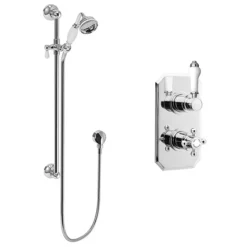 Trafalgar Twin Concealed Thermostatic Shower Valve + Slider Rail Kit -Triton Sales Store trafalgartwinconcealedthermostaticshowervalveincsliderrailkitnd1