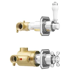 Trafalgar Concealed Individual Stop Tap + Thermostatic Control Valve With With Slider Rail Kit 13 Trafalgar Concealed Individual Stop Tap + Thermostatic Control Valve With With Slider Rail Kit -Triton Sales Store trafisvpk3 d5