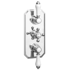 Trafalgar Traditional Dual Shower Heads With Concealed Valve -Triton Sales Store tsv63pkd d1