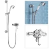 Trafalgar Traditional Dual Exposed Thermostatic Shower Valve Inc. Slider Rail Kit -Triton Sales Store tsvpk01 lrg
