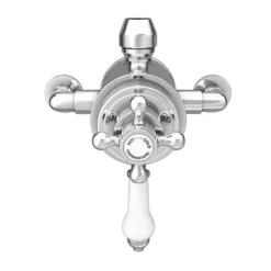 Trafalgar Traditional Luxury Rigid Riser Kit With Diverter + Dual Exposed Shower Valve -Triton Sales Store tsvpk03 n d1