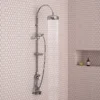 Trafalgar Traditional Deluxe Exposed Shower - Chrome 1 Trafalgar Traditional Deluxe Exposed Shower - Chrome -Triton Sales Store ttdxcd6