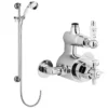 Ultra Traditional Twin Exposed Thermostatic Valve + Slider Rail Kit -Triton Sales Store ultratraditionaltwinexposedthermostaticvalvesliderrailkitlrg
