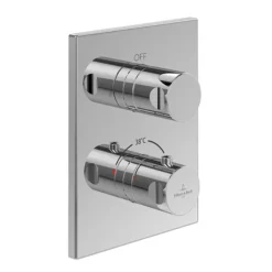 Villeroy & Boch Villeroy And Boch Universal Concealed Thermostat Valve Dual Oulet - Chrome