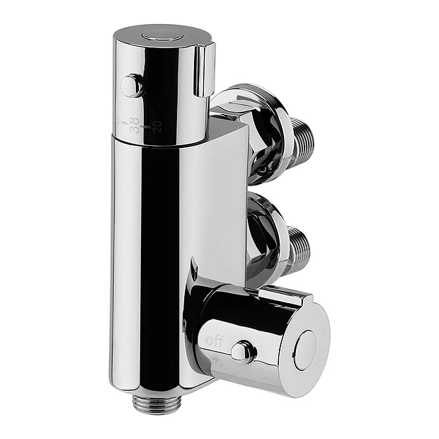 Nuie Vertical Thermostatic Space Saving Bar Shower Valve 3 Nuie Vertical Thermostatic Space Saving Bar Shower Valve