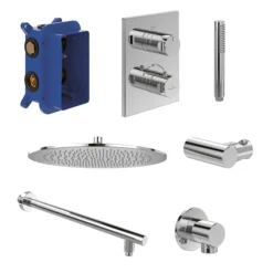 Villeroy & Boch Villeroy And Boch Premium Round Complete Shower Set 9 Villeroy & Boch Villeroy And Boch Premium Round Complete Shower Set -Triton Sales Store vbsspack3