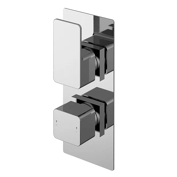 Nuie Windon Twin Concealed Thermostatic Shower Valve 4 Nuie Windon Twin Concealed Thermostatic Shower Valve - Image 2