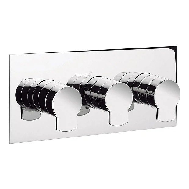 Crosswater - Wisp Triple Concealed Thermostatic Shower Valve 3 Crosswater - Wisp Triple Concealed Thermostatic Shower Valve