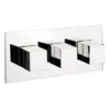 Crosswater - Water Square Thermostatic Shower Valve With 3 Way Diverter - Landscape -Triton Sales Store ws3001rc l